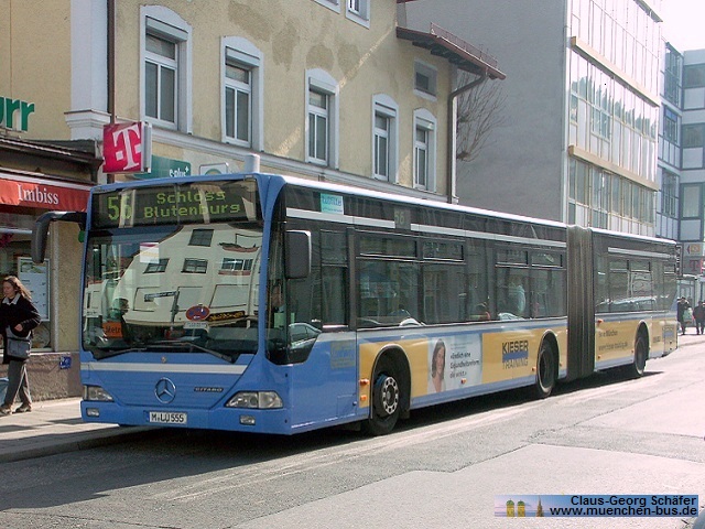 Ex Ludwig Omnibusbetrieb Mnchen Evobus Citaro G - Wagen M-LU 555