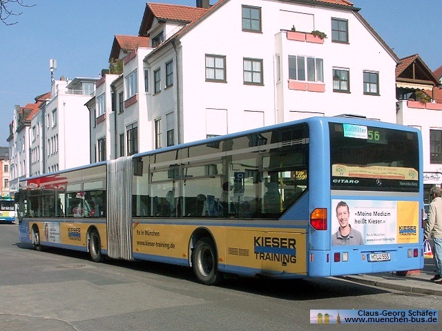 Ex Ludwig Omnibusbetrieb Mnchen Evobus Citaro G - Wagen M-LU 555