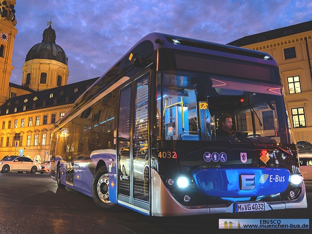 Neuer Elektrobus EBUSCO 3.0  MVG München - Wagen 4032